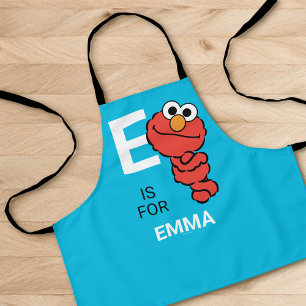 Delantal E es para Elmo   Añadir su nombre