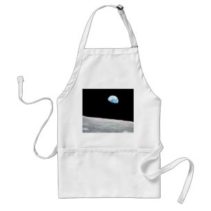 Delantal Earthrise - la perspectiva lunar