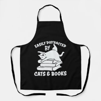 Delantal Easily Distracted by Cats and