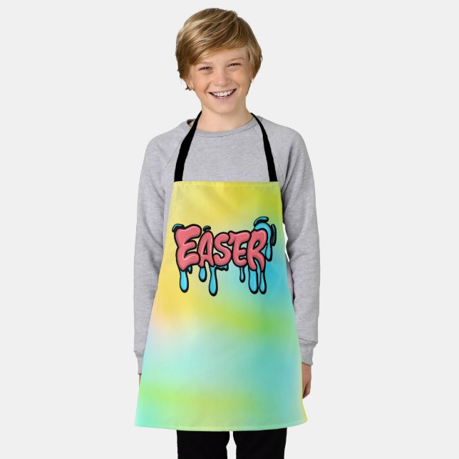 Delantal Easter Text Sublimation-61424 (Gastado)