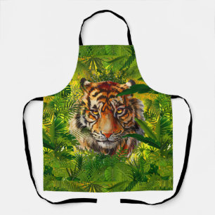 Delantal Ecologismo del tigre de la jungla realista