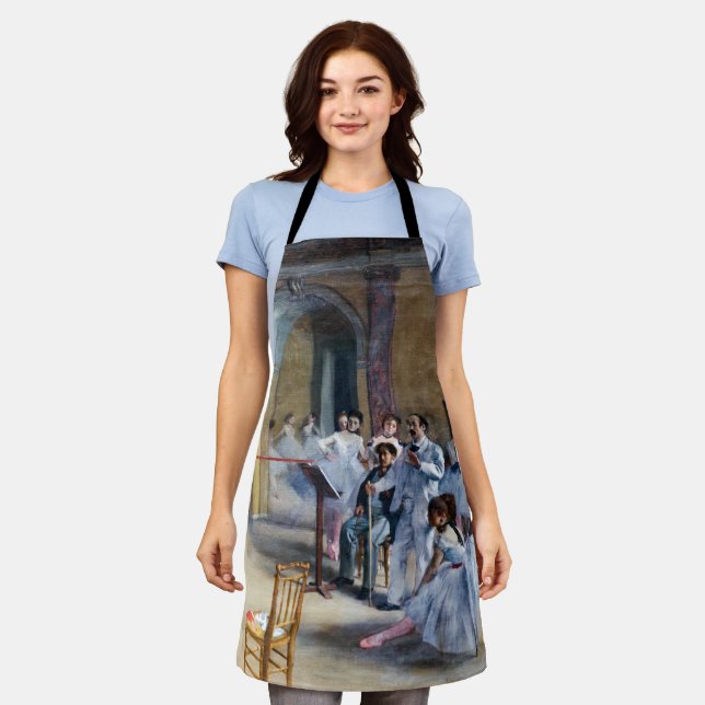 Delantal Edgar Degas - Dance Foyer, Opera rue Le Peletier (Gastado)