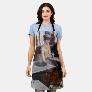 Delantal Edgar Degas - En un café / El Absenta