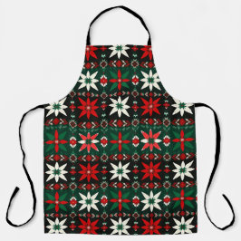 Delantal Edición 3 de Navidad de Fair Isle Escandinava