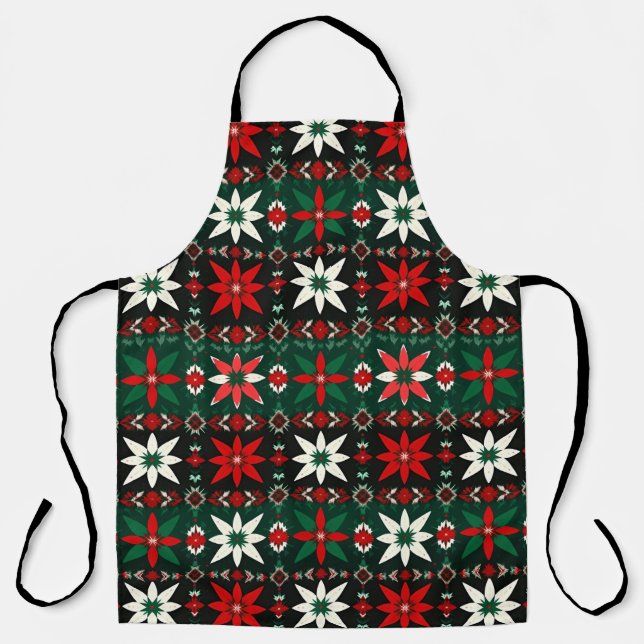 Delantal Edición 3 de Navidad de Fair Isle Escandinava (Anverso)