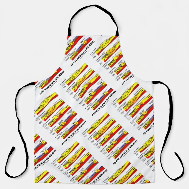 Delantal Edificio Appalachian Orogeny Mountain a través del (Anverso)