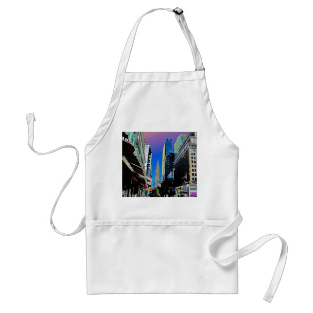 Delantal Edificio Empire State del 42° Poster de St. New Yo (Frente)