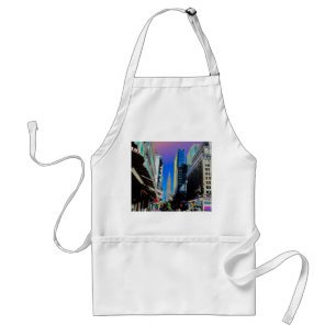 Delantal Edificio Empire State desde la calle 42 de Nueva Y