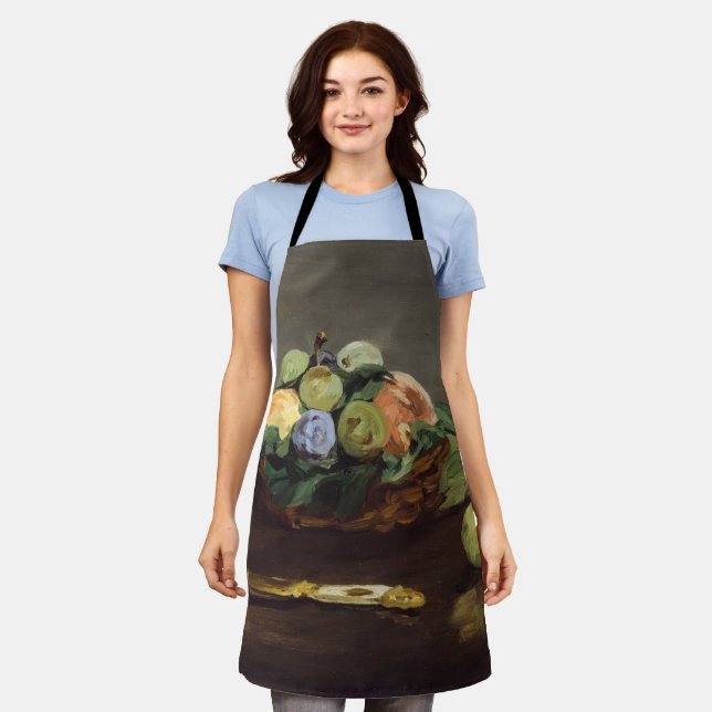 Delantal Edouard Manet - Canasta de Frutas (Gastado)