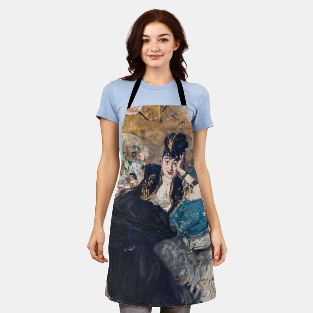 Delantal Edouard Manet - Dama con Abanicos (Gastado)