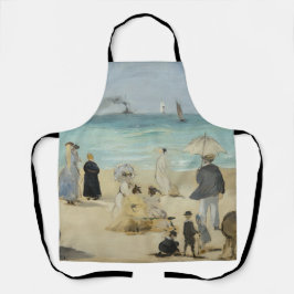Delantal Edouard Manet - En la playa, Boulogne-sur-Mer