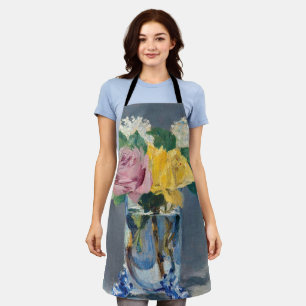 Delantal Edouard Manet - Lilas y Rosas