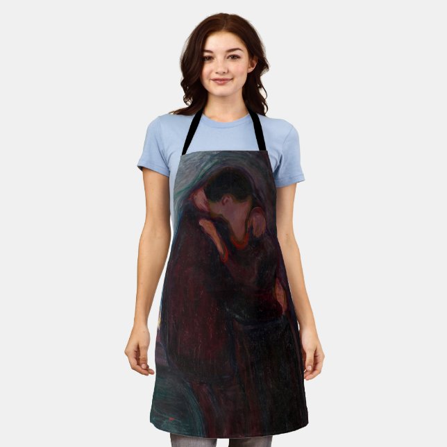 Delantal Edvard Munch - El beso (Gastado)