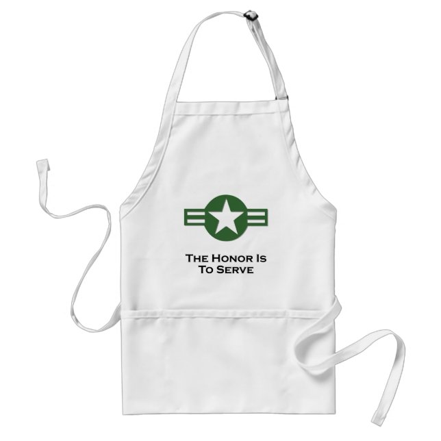 Delantal EEUU El verde del honor (Frente)