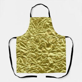 Delantal Efecto de lámina de oro personalizada