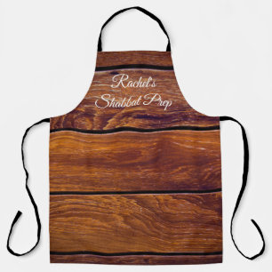 Delantal Efecto del tablero de madera
