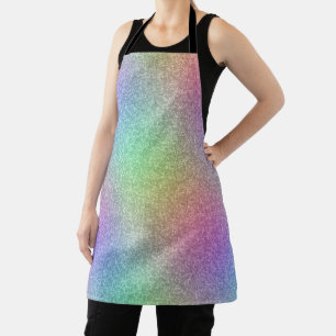 Delantal Efecto Purpurina arcoiris