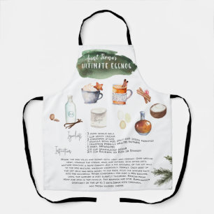 Delantal Eggnog casero definitivo   Heirloom de recetas