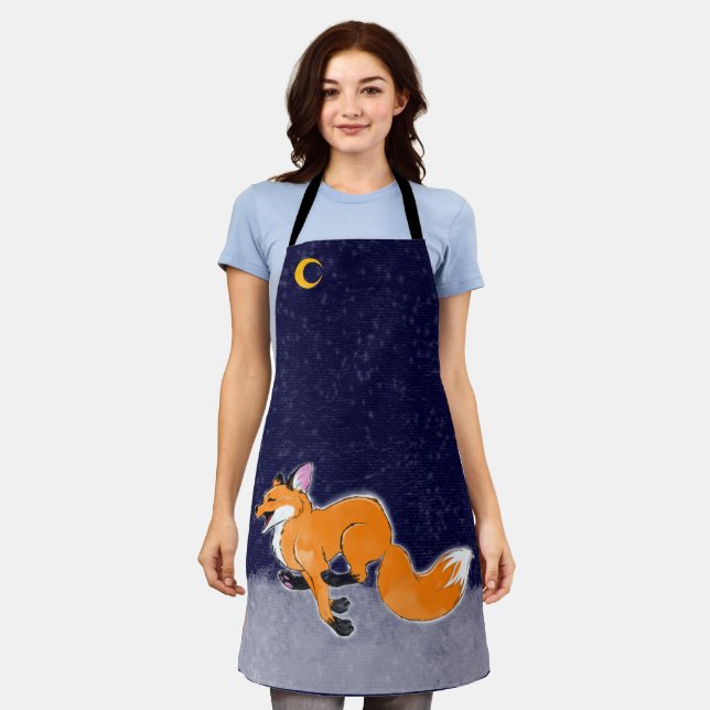 Delantal Ejecutando Fox Apron (Gastado)
