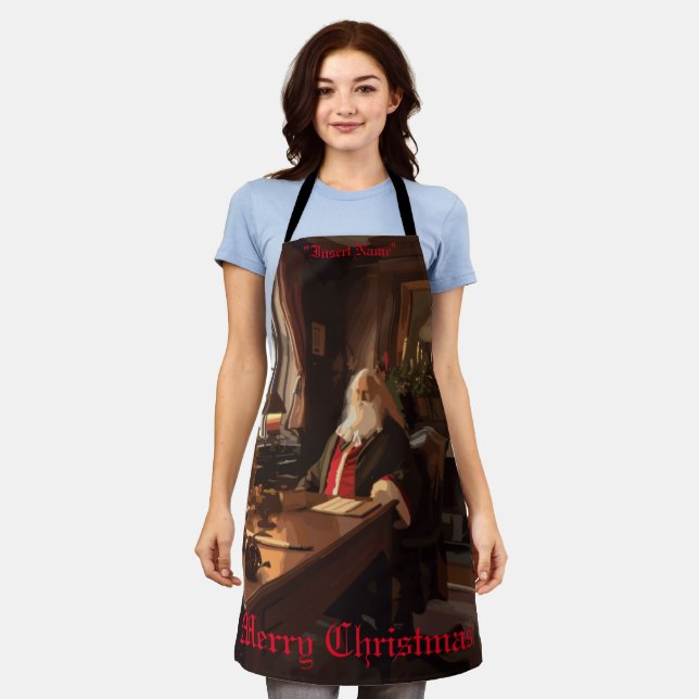 Delantal El acogedor rincón de Santa (Gastado)