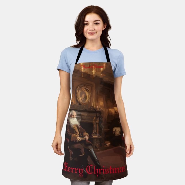 Delantal El acogedor rincón de Santa (Gastado)