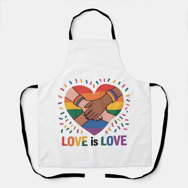 Delantal El amor es amor (Anverso)