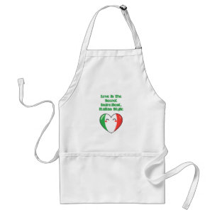 Delantal El Amor Es El Ingrediente Secreto Al Estilo Italia
