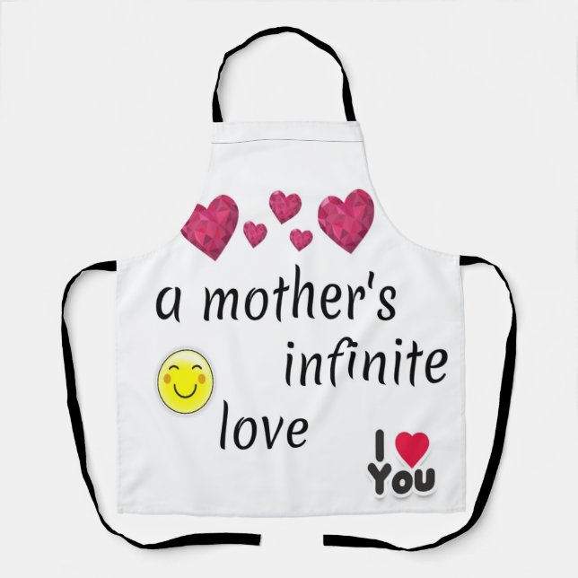 Delantal El amor infinito de una madre (Anverso)