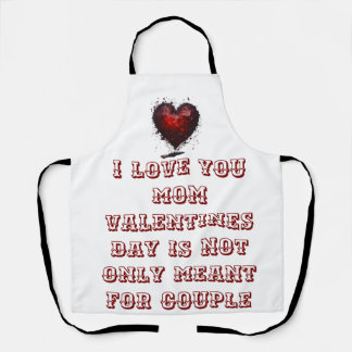 Delantal El amor no tiene edad, ni límite, ni muerte".