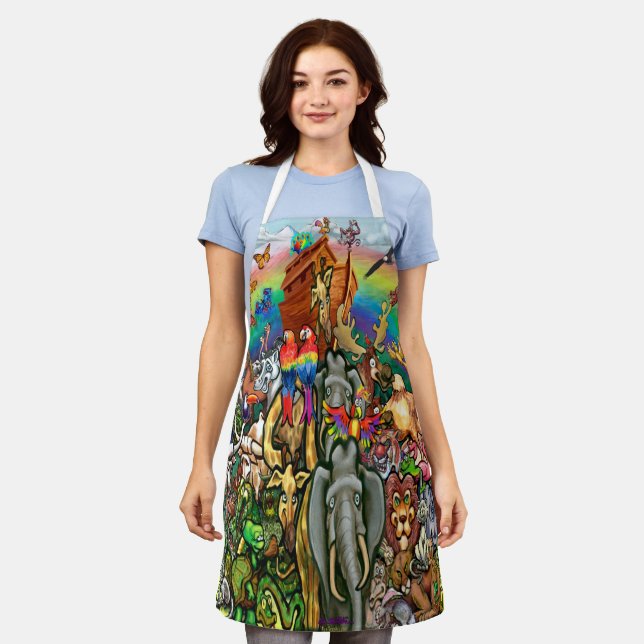 Delantal El Apron Arca de Noé (Gastado)