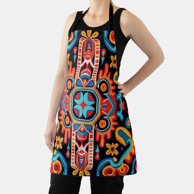 Delantal El arte huichol de México (in situ)