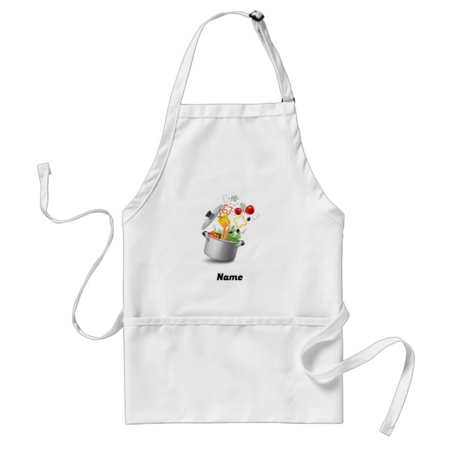 Delantal El ayudante del pequeño chef: Apron de cocina ador (Frente)