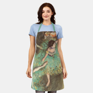 Delantal El bailarín verde de Edgar Degas, ballet vintage