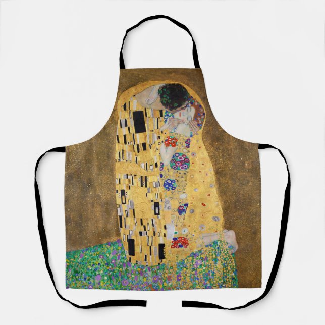 Delantal El beso de Gustav Klimt Apron (Anverso)