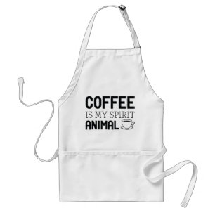 Delantal El café es mi animal espiritual