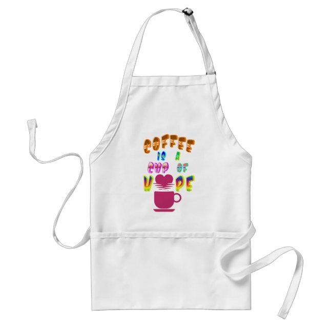 Delantal El Café Es Una Copa De Esperanza (Frente)