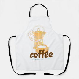 Delantal El café resuelve todo