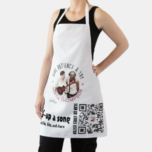 Delantal El chef de Apron prepara una canción