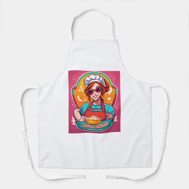 Delantal El chef de la cocina cuenta como (Anverso)