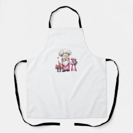 Delantal El Chef Rosa Gnome Besa Al Coco