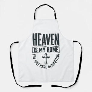 Delantal El cielo es mi hogar Camiseta de reclutamiento cri