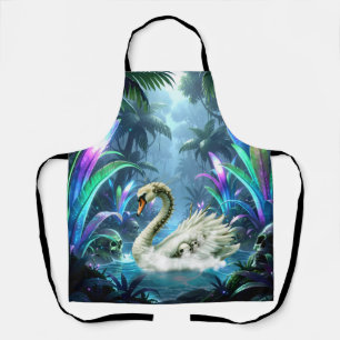 Delantal El cisne de las aguas olvidadas.