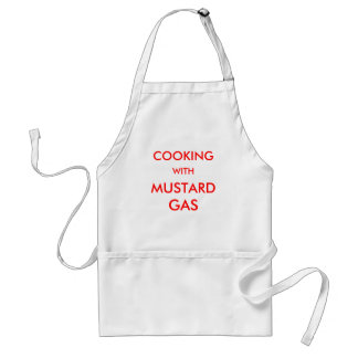 DELANTAL  EL COCINAR, CON, MOSTAZA, GAS