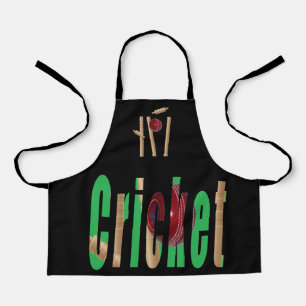 Delantal El Cricket Es La Palabra, Los Niños Imprimen Apron
