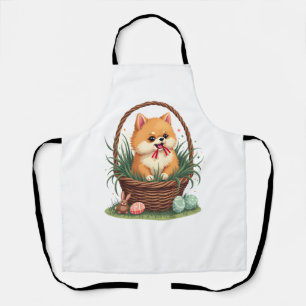 Delantal El desorden de Pascua de Gomi Vintage perro de Pas
