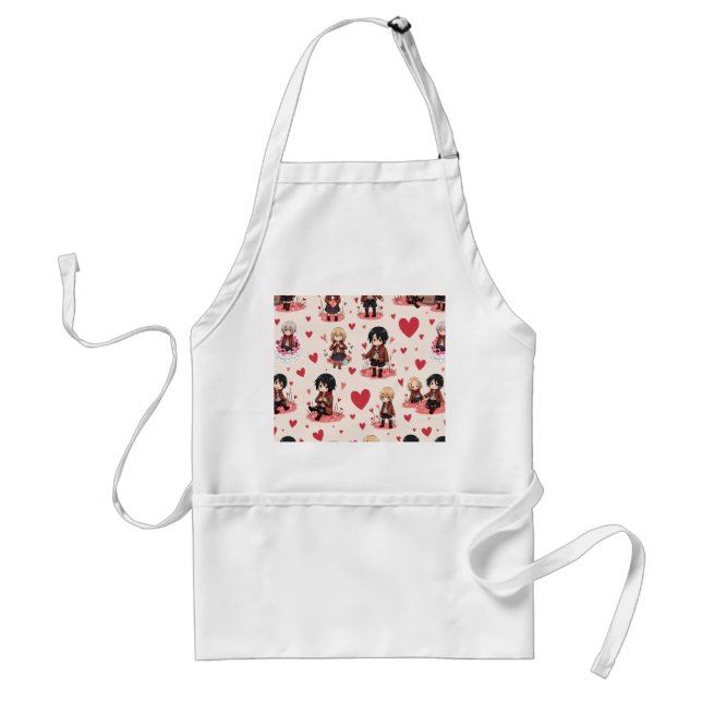 DELANTAL  EL DÍA DE SAN VALENTÍN ANIME APRON (Frente)