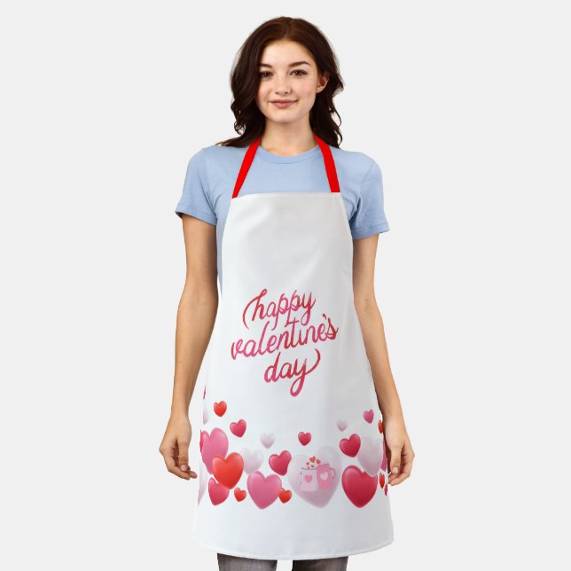 Delantal El día de San Valentín Apron (Gastado)