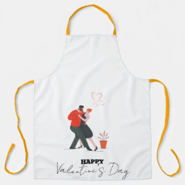 Delantal El día de San Valentín de la figura de danza