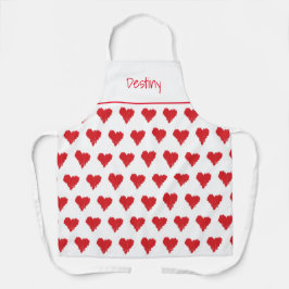Delantal El día de San Valentín personalizado