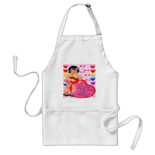 DELANTAL  EL DÍA DE SAN VALENTÍN SUEETHEART APRON - MEJORES 